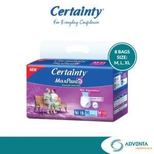 Certainty - MaxPants Diaper (8bags/Ctn) Certainty - MaxPants Diaper (8bags/Ctn)