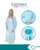 Connecx - Isomecx CPE Apron, Thumb Holes, Sleeves, Blue (10pcs/bag) - Connecx