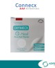 Oxymecx - First Aid Plaster, Transparent, PE Material, Diameter: 2.5cm (500pcs/box) - Connecx