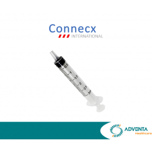 Connecx - Vascumecx 3-Part disposable syringe, Luer slip, without needle,Nature Gasket,Blister packing