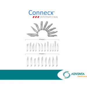 Connecx - Surgimecx surgical blade carbon steel (50pcs/boxes)