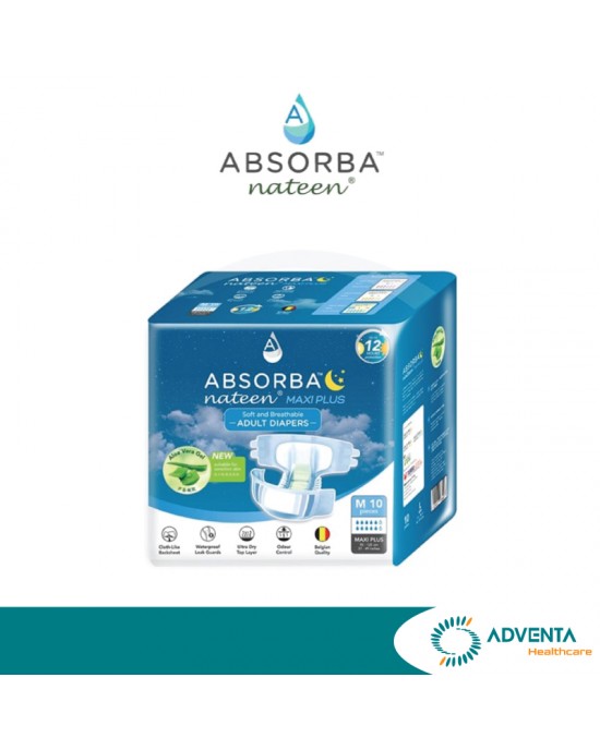 Absorba - Nateen Maxi Plus Adult Diaper (10pcs/bag) - Absorba