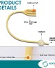 Connecx - 3 Way Latex Foley Catheter, Siliconised 30ml (10pcs/box) - Connecx