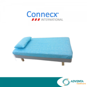 Connecx - PP+PE Bed sheet with elastic at 4corners, 30gsm, blue, 210x140cm (10pcs/bag) Connecx - PP+PE Bed sheet with elastic at 4corners, 30gsm, blue, 210x140cm (10pcs/bag)
