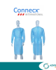 Connecx - Isomecx Isolation Gown, With Cuff, Water Repellent, PP+PE, 42gsm (10pcs/pack) - Connecx