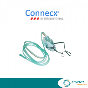 Connecx - Oxygen Mask (PVC), 2m Tube - Child / Adult / Adult Elongated Connecx - Oxygen Mask (PVC), 2m Tube - Child / Adult / Adult Elongated