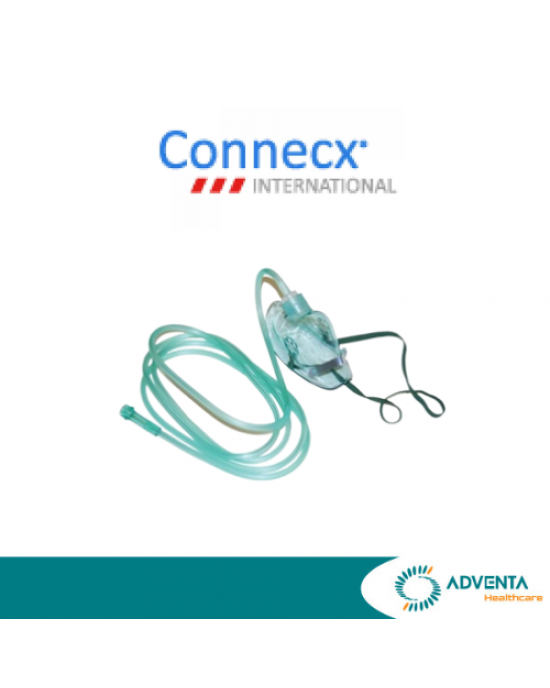 Connecx - Oxygen Mask (PVC), 2m Tube - Child / Adult / Adult Elongated - Adventa Health