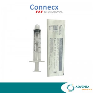 Connecx - Vascumecx  3-Part disposable syringe, Luer lock,without needle,Nature Gasket,Blister packing Connecx - Vascumecx  3-Part disposable syringe, Luer lock,without needle,Nature Gasket,Blister packing