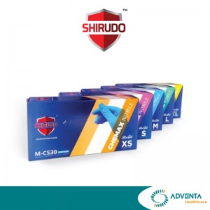 Shirudo - Chemax Fit'N'Feel Examination Nitrile Powder Free Gloves, Blue (100pcs/box) Shirudo - Chemax Fit'N'Feel Examination Nitrile Powder Free Gloves, Blue (100pcs/box)