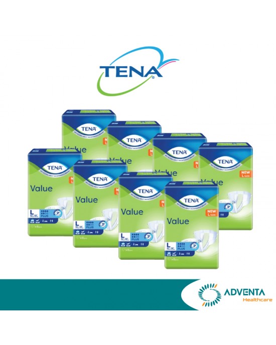 TENA - Value, size L (8bags/Ctn) - TENA