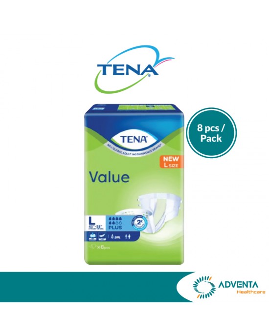 TENA - Value, size L (8pcs/bag) - TENA