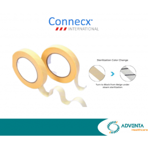 Connecx - Autoclave indication tape 18mm x 55m Connecx - Autoclave indication tape 18mm x 55m
