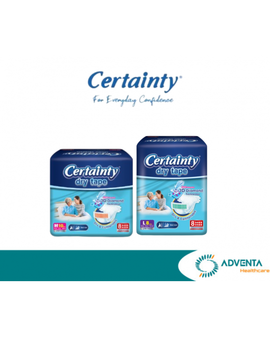 Certainty - Tape Diapers (M/L) - Certainty