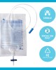 Connecx - Urine Bag Transparent, 2000ml (T valve), Without Sample Port, Sterile, PE Packing (10pcs/pack)