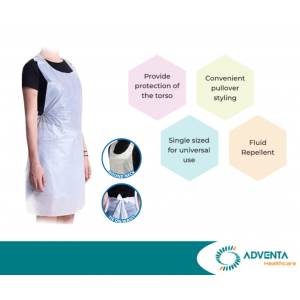 Connecx - Isomecx PE Apron, Non-Sterile, Opaque White Color (100pcs/pack) Connecx - Isomecx PE Apron, Non-Sterile, Opaque White Color (100pcs/pack)