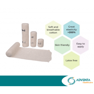 Connecx - Oxymecx Elastic Crepe Bandage, Cotton and Spandex Connecx - Oxymecx Elastic Crepe Bandage, Cotton and Spandex