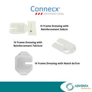 Connecx - Oxymecx Intravenous (I.V.) Frame Dressing (100pcs/box)