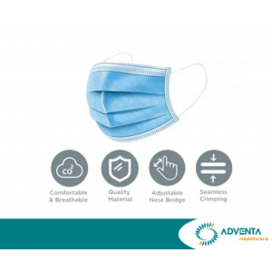 Connecx - Respinecx 3 PLY Surgical Face Mask, Ear loop, above 98% Filtration (50pcs/box) Connecx - Respinecx 3 PLY Surgical Face Mask, Ear loop, above 98% Filtration (50pcs/box)